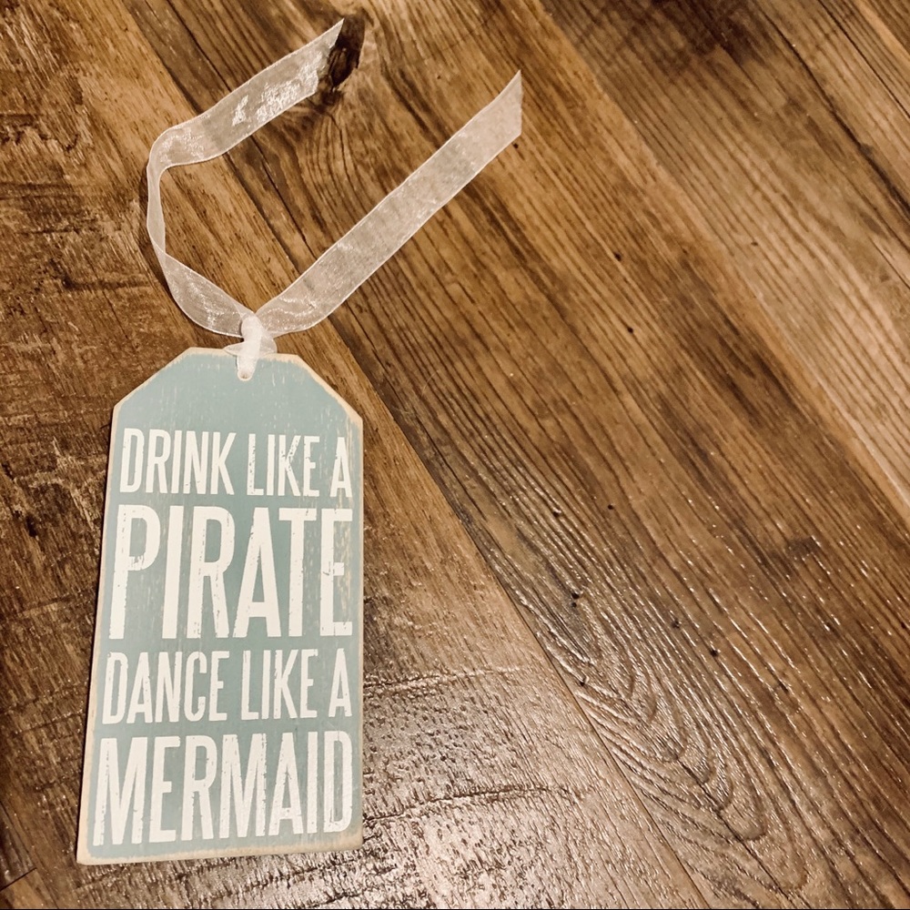 Hanging Wooden Sign